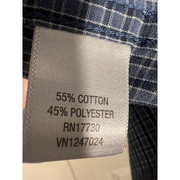 Merona Long Sleeve Men's Large Button Down Shirt--Blue - Picture 6 of 8